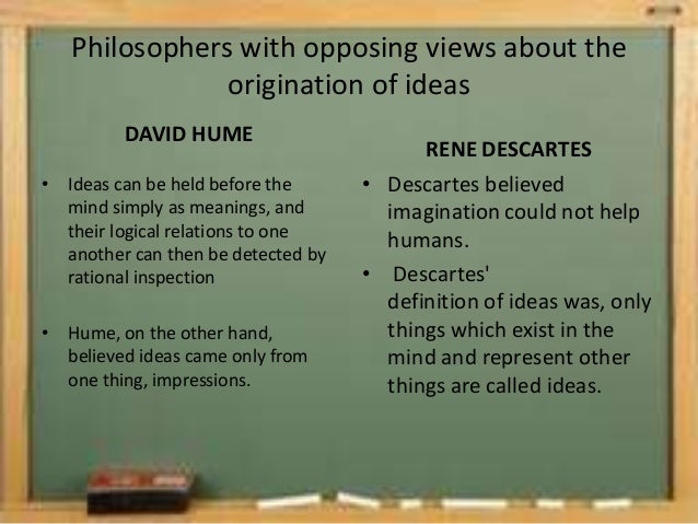 Rene Descartes And Hume Essay