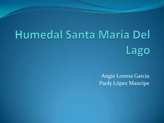Angie Lorena García
Paoly López Mancipe
 
