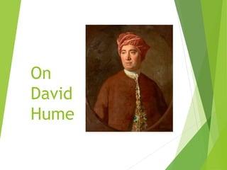 On
David
Hume
 
