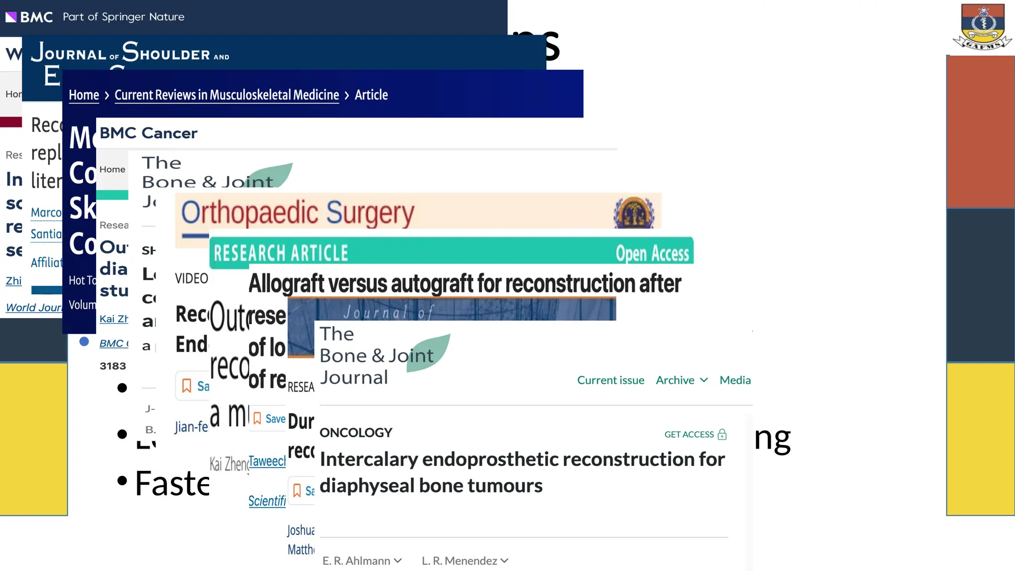 Procedure- Decisions
•Biological vs Megaprosthesis
•Cemented vs Cementless
•Assistant Plate vs Standalone
•Improved stability and integration
•Lower risk of implant failure and loosening
•Faster healing and recovery
 