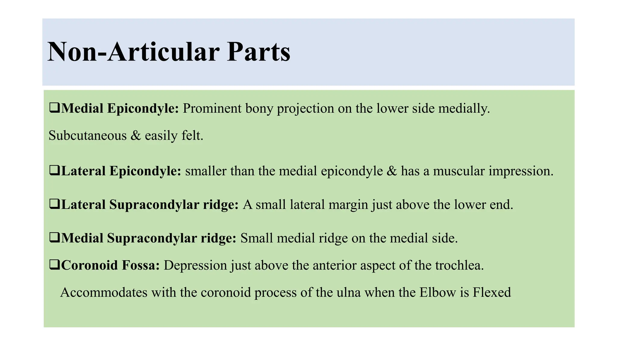 Humerus bone osteology: Upper limb Anatomy | PPTX