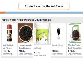 Products in the Market Place
 