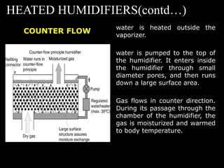 Humidifiers in anaesthesia and critical care | PPTX