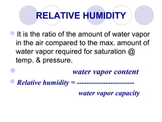 Humidity | PPT