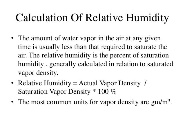 atmospheric humidity is measured by which instrument