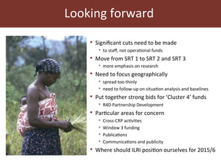 Humidtropics update and ILRI planning meeting