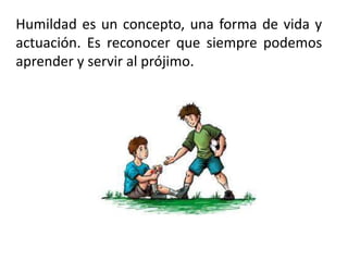 Humildad PPTX