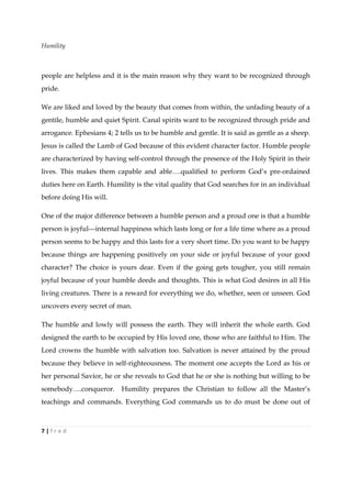 Humility part 1 | PDF