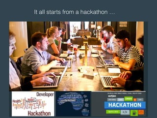 It all starts from a hackathon …
 