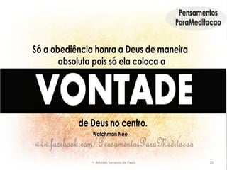 Pr. Moisés Sampaio de Paula   28
 