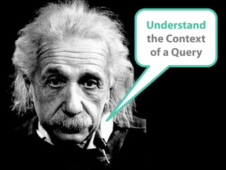 @KunleTCampbell
Understand
the Context
of a Query
 