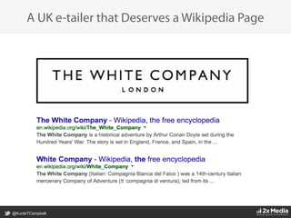 @KunleTCampbell
A UK e-tailer that Deserves a Wikipedia Page
 