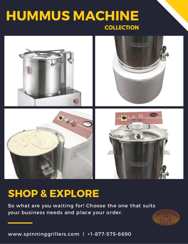 Hummus machines collection