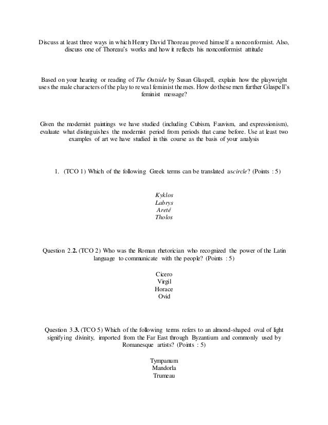 Humn 303 week 8 final exam essay examples 06 image