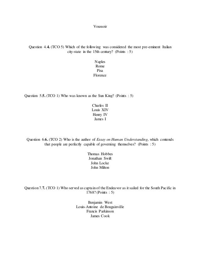 Humn 303 week 8 final exam essay examples 05 image