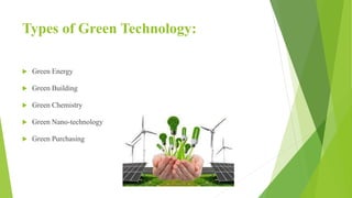 Green Technology and Sustainable Development | PPTX