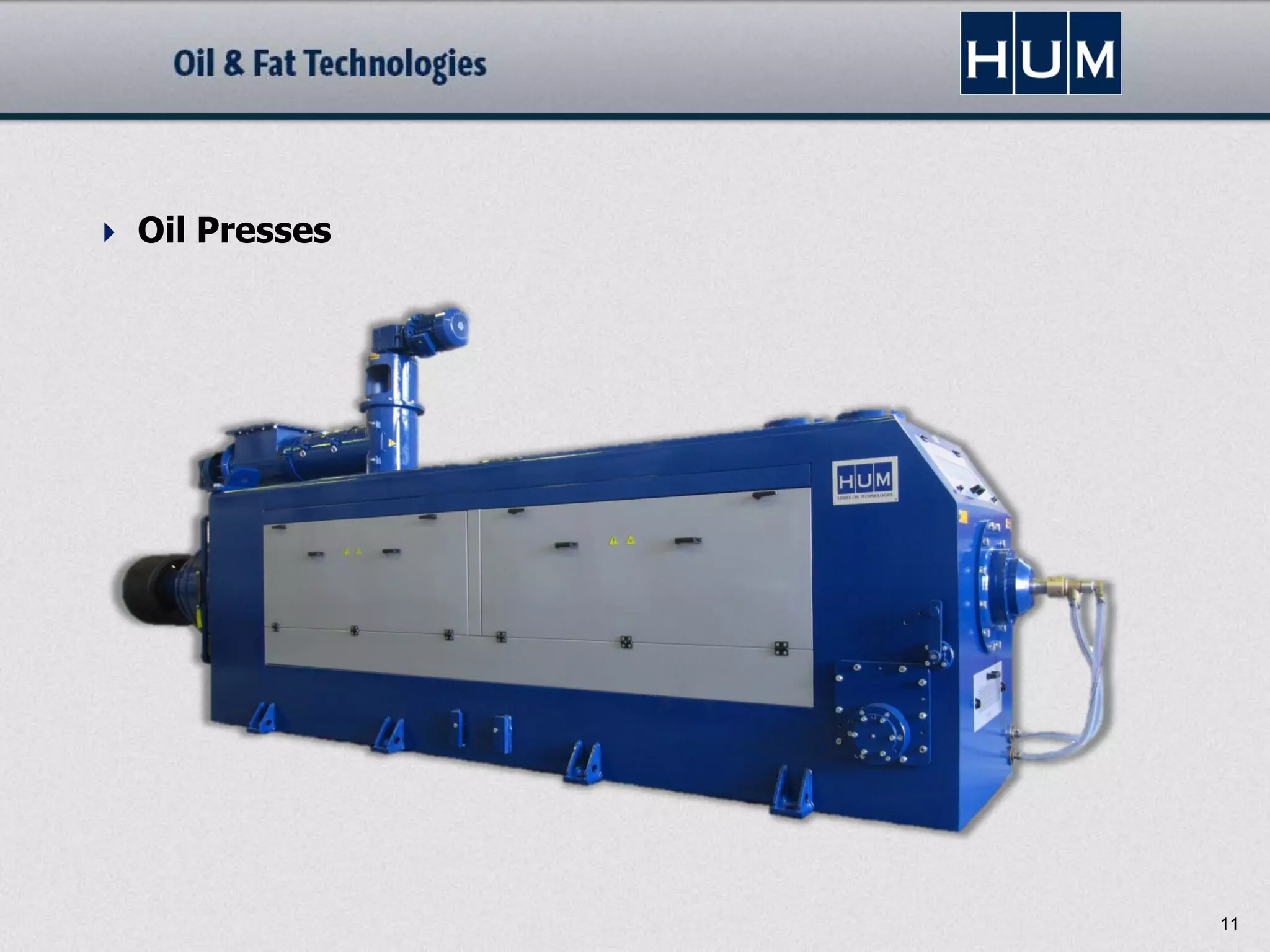 HUM Oil & Fat Technologies | PDF