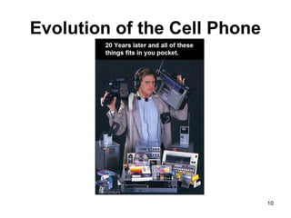 Evolution of the Cell Phone
10
 