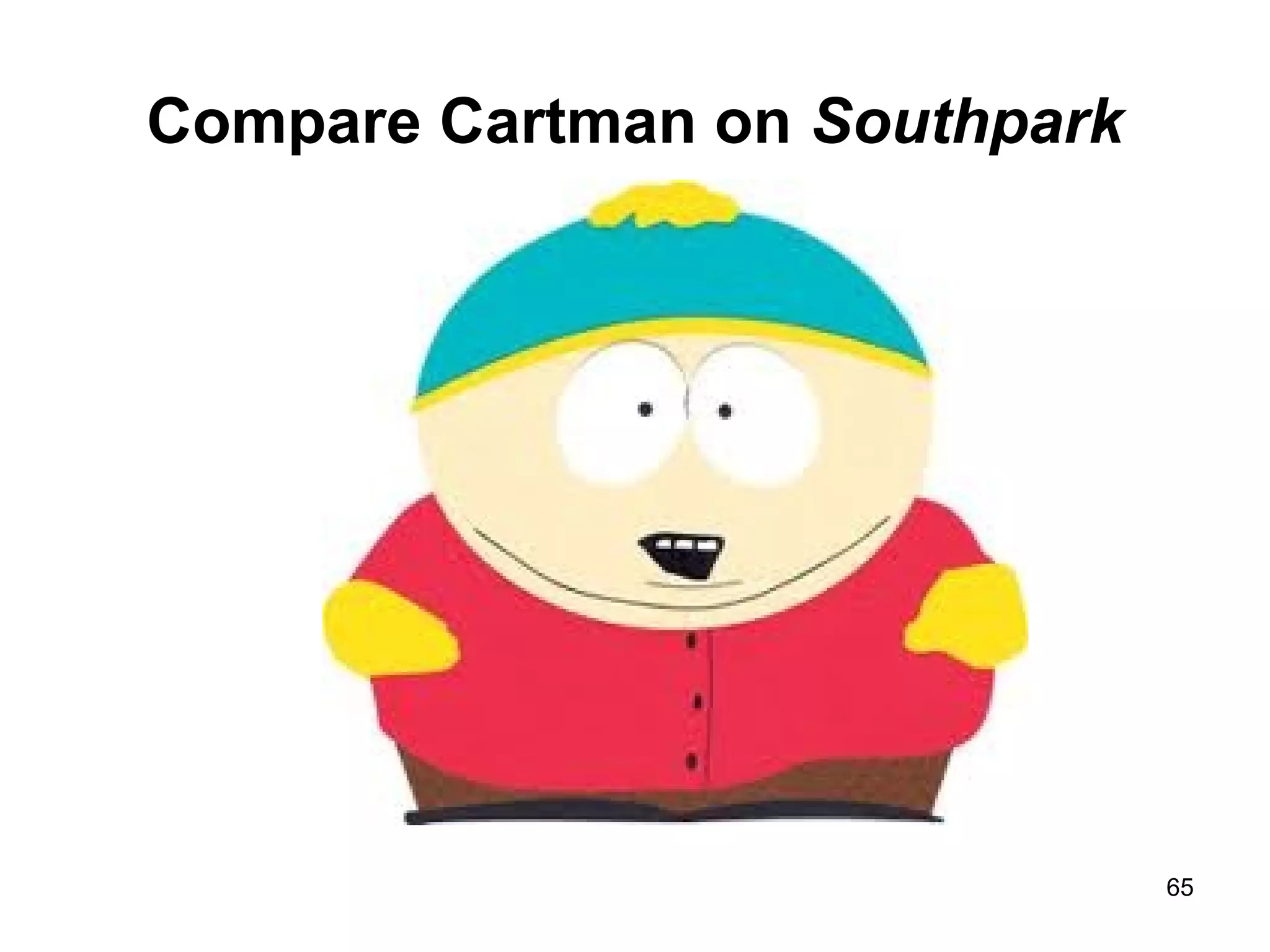 Compare Cartman on Southpark
65
 