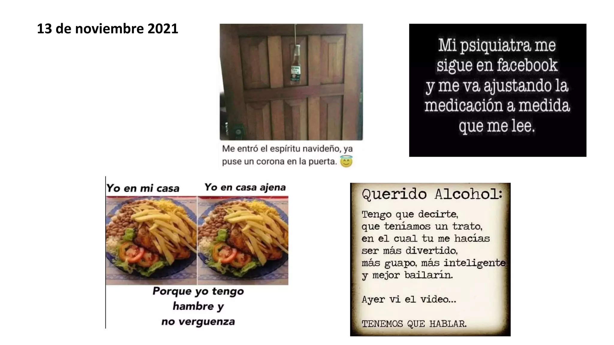 13 de noviembre 2021