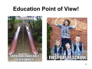 Education Point of View!
9
 