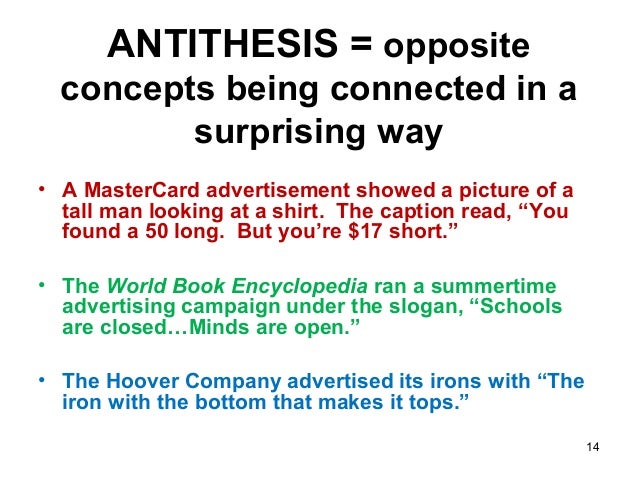 Antithesis synonyms