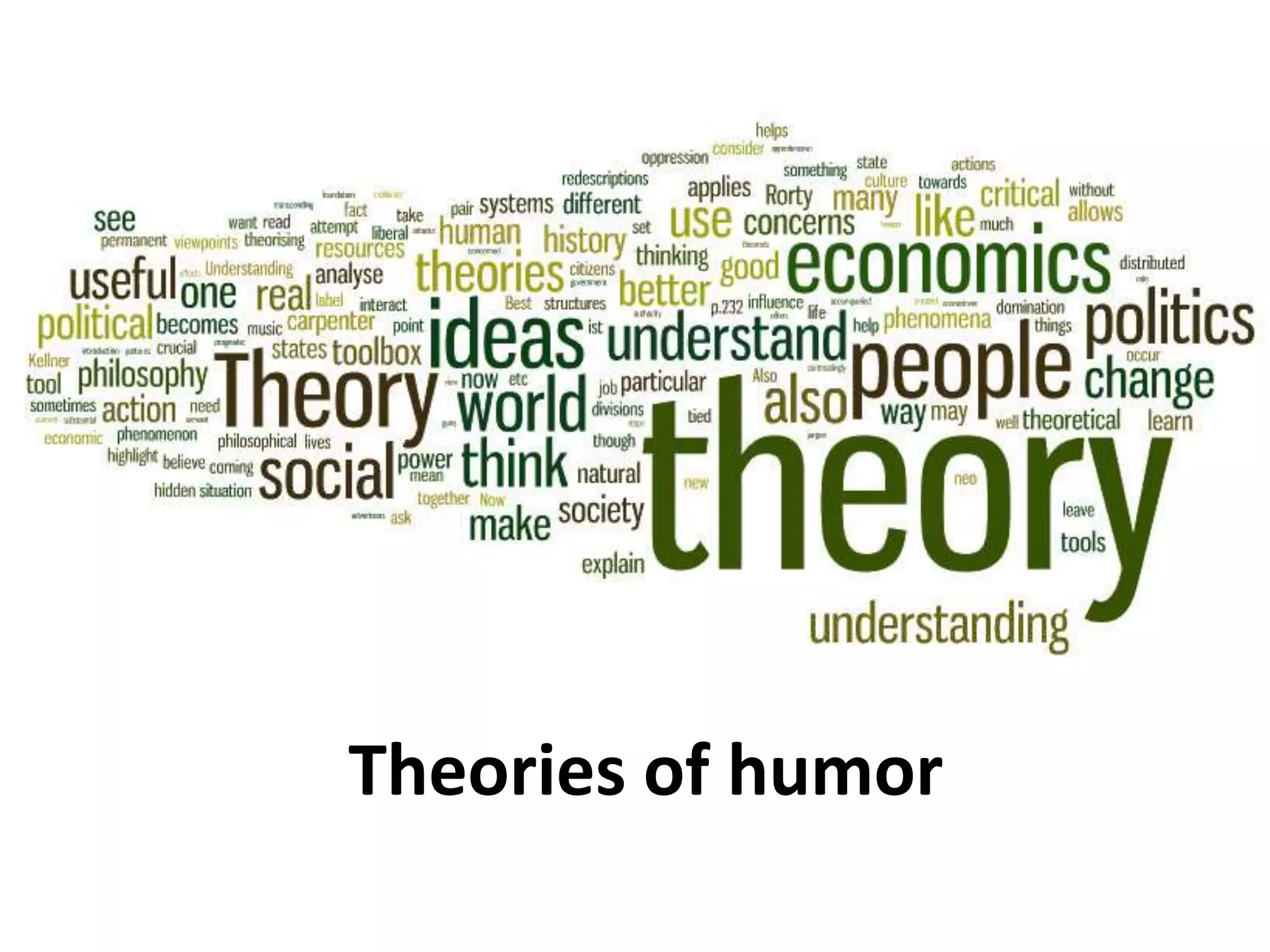 Theories of humor
 