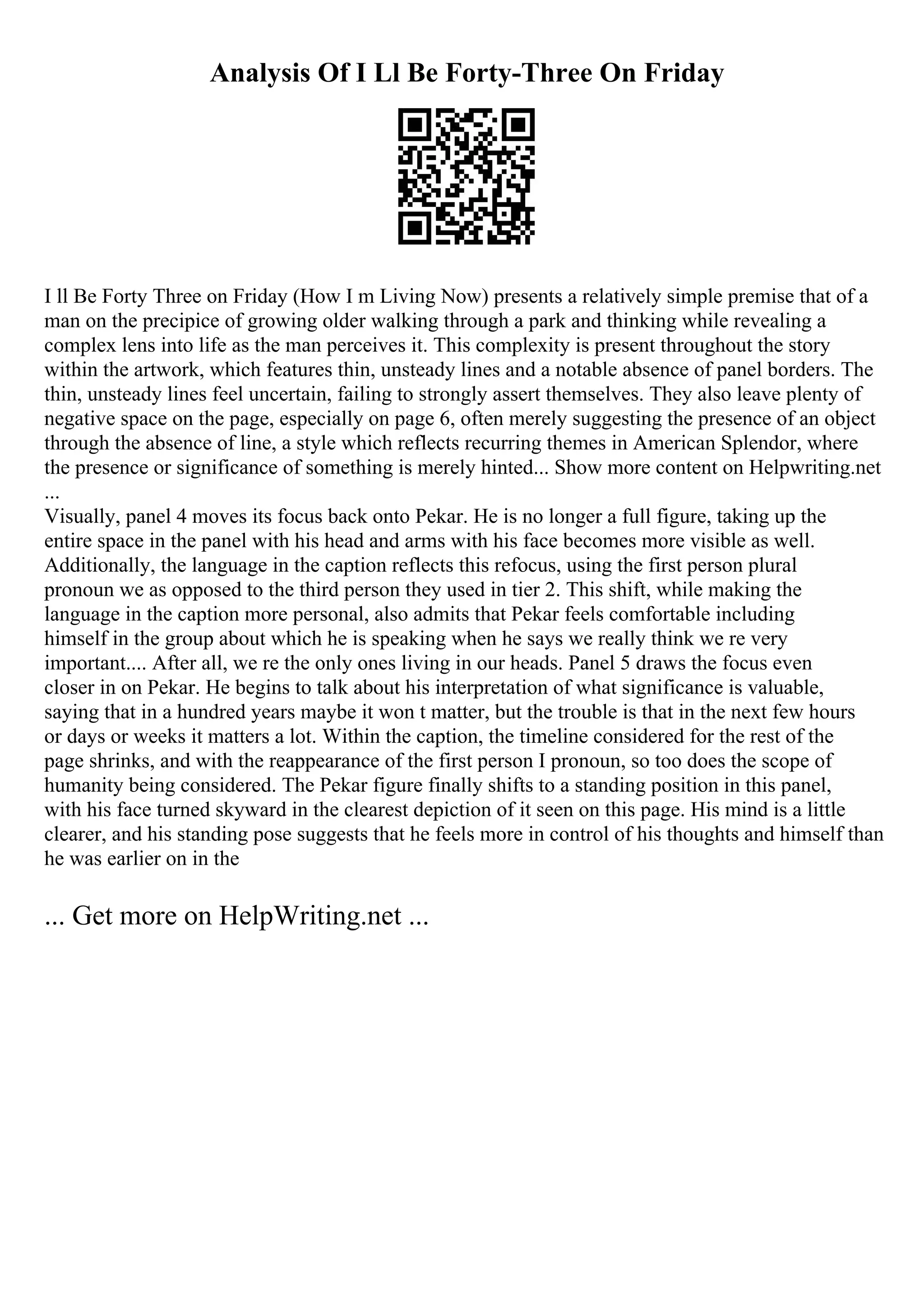 Humorous Personal Essay Examples | PDF