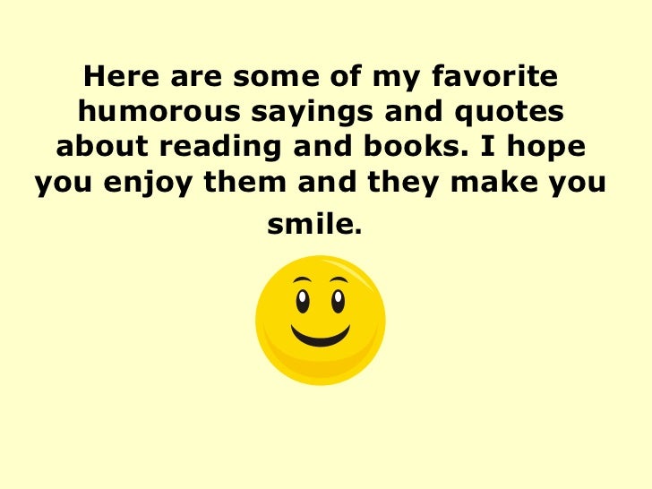 funny quotes about reading