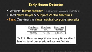 How do you teach computers humor + Text Generators as Creative Partners (May 2023)