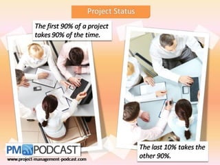 PM_Humor_The first 90% of a project...