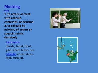 Humor vocabulary 5.3 | PPTX