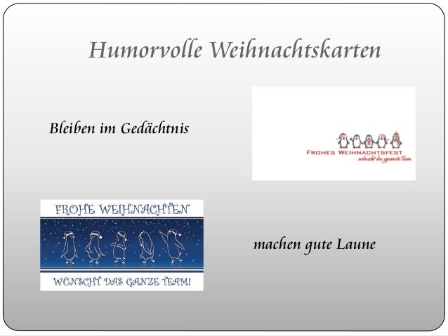 Humorvolle weihnachtskarten