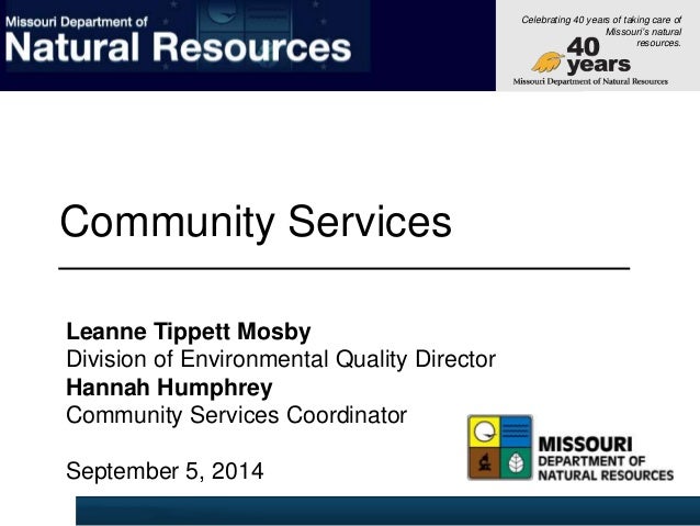 Missouri Department Of Natural Resources Director Missouri Department Of Natural Resources Director