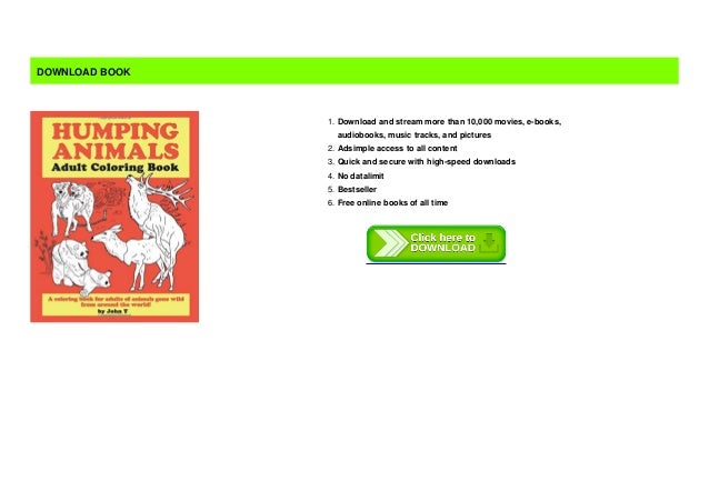 P D F Humping Animals Adult Coloring Book Hilariously Funny Colori