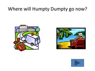 Where will Humpty Dumpty go now?