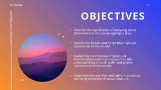 Structural Social Work Approach HUMSS - L5 Macrolevel Approach Structural Functionalism.pptx