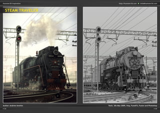 34 35
http://humster3d.com info@humster3d.comHumster3D Inspiration
Author: Andrew Averkin	 Tools: 3Ds Max 2009, Vray, FumeFX, Fusion and Photoshop
STEAM TRAVELER
 