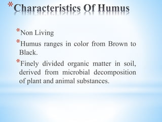Soil humus | PPTX