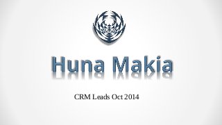CRM Leads Oct 2014 
 