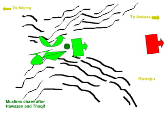 Hunayn To Mecca To Awtaas Muslims chase after Hawazen and Thaqif 