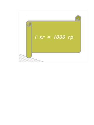  




    1 êã = 1000 гр
 