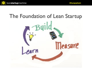 @hungvpham 
The Foundation of Lean Startup 
 