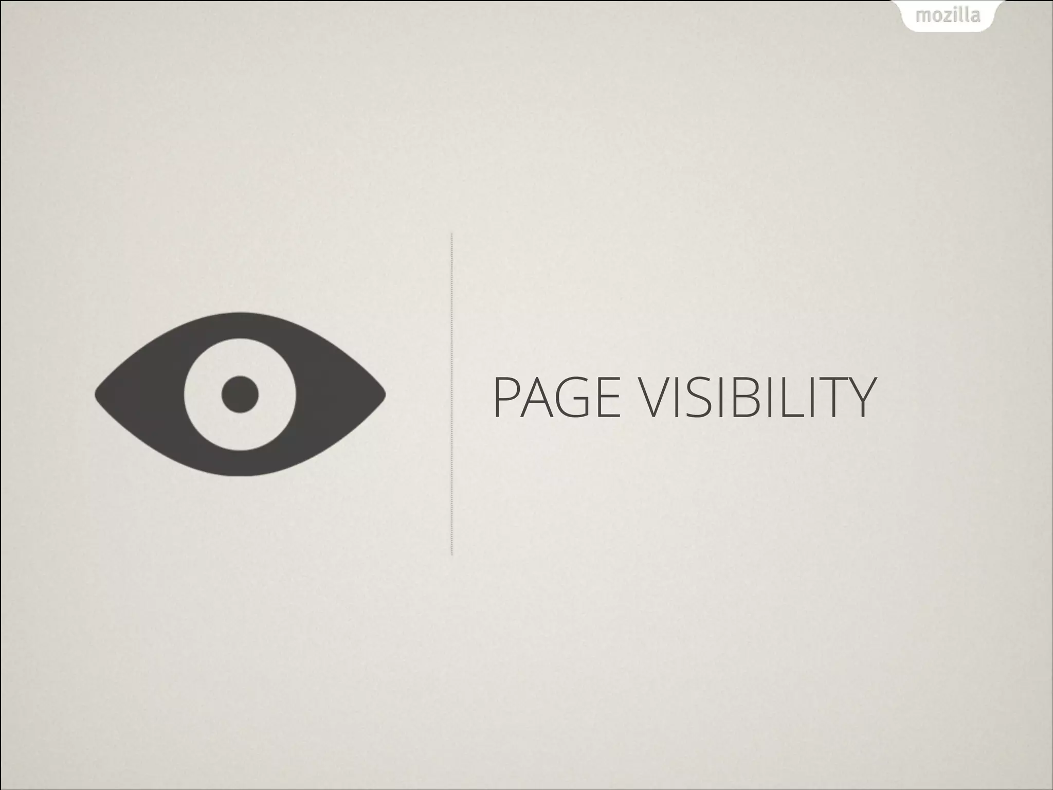 PAGE VISIBILITY

 
