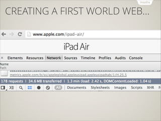 CREATING A FIRST WORLD WEB…

 