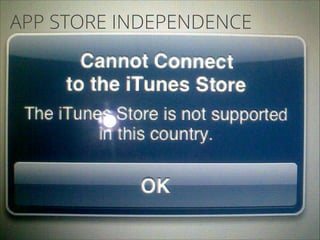APP STORE INDEPENDENCE

 