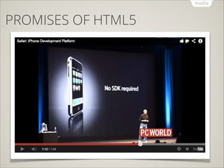 PROMISES OF HTML5

 