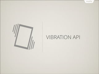 VIBRATION API

 