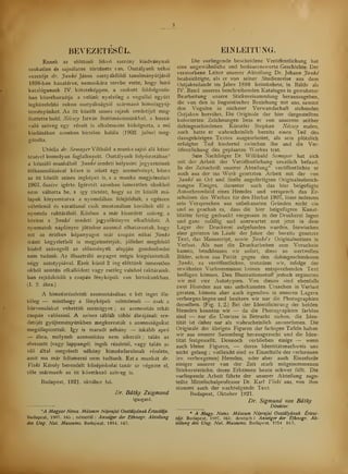 BEVEZETÉSÜL.
Ennek az elttünk fekv szerény kiadványnak
szokatlan és sajnálatos története van. Osztályunk néhai
vezetje dr. Jankó János osztyákföldi tanulmányútjáról
1898-ban hazatérve, nemsokára tervbe vette, hogy leíró
katalógusunk IV. köteteképpen, a szokott feldolgozás-
ban közrebocsátja a velünk nyelvileg a vogullal együtt
legközelebbi rokon osztyákságtól származó himzésgyüj-
teményünket. Az itt közölt színes rajzok eredetijét meg-
festtette bold. Nécscy István festmvészünkkel, a hozzá-
való szöveg egy részét is alkalmasint kidolgozta, a m
kiadásában azonban hirtelen halála (1902. július) meg-
gátolta.
Utódja dr. Serhayet Vilibáld a munka sajtó alá készí-
tésével komolyan foglalkozott. Osztályunk folyóiratában'""
a készül munkából Jankó eredeti helyszíni jegyzeteinek
fölhasználásával közre is adott egy szemelvényt, közte
az itt közölt színes ingképet is, s a munka megjelenését
1907. szére ígérte. ígéretét azonban ismeretlen okokból
nem váltotta be, s így történt, hogy az itt közölt m-
lapok kinyomtatva a nyomdában felejtdtek, s egészen
véletlenül és váratlanul csak mostanában kerültek el a
nyomda raktárából. Közben a már kiszedett szöveg, a
kézirat s Jankó eredeti jegyzkönyve elkallódott. A
nyomatok napfényre jöttekor azonnal elhatároztuk, hogy
ezt az értékes képanyagot már csupán néhai Jankó
iránti kegyeletbl is megjelentetjük, jóllehet megfelel
kísér szövegrl az elzmények alapján gondoskodni
nem tudunk. Az illusztráló anyagot mégis kiegészítettük
négy autotypiával. Ezek közül 2 ing elttünk ismeretlen
okból szintén elkallódott vagy esetleg valahol raktáraink-
ban rejtzködik s csupán fényképük van birtokunkban.
(1. 2. ábra.)
A himzésrészletek azonosításában e két inget ille-
tleg — minthogy a fényképek színtelenek — csak a
körvonalakat vehettük szemügyre ;
az azonosítás tehát
csupán valószín. A színes táblák többi ábrájának ere-
detijét gyjteményünkben megkerestük s azonosságukat
megállapítottuk. így is maradt néhány — inkább apró
— ábra, melynek azonosítása nem sikerült ; talán az
elveszett (vagy lappangó) ingek részletéi, vagy talán az
id által megviselt néhány himzésdarabnak részlete,
amit ma már felismerni nem tudtunk. Ezt a munkát dr.
Viski Károly berendelt középiskolai tanár úr végezte el,
tle származik az itt következ szöveg is.
Budapest, 1921. október hó.
Dr. Bátky Zsigmond
igazgató.
*A Magyar Nemz. Múzeum Néprajzi Osztályának Értesítje.
Budapest, 1907. 166 ; németül : Anzeiger der Ethnogr. Abteilung
des Ung. Nat. Museums. Budapest, 1914. 167.
EINLEITUNG.
Die vorliegende bescheidene Veröffentlichung hat
eine ungewöhnliche und bedauernswerte Geschichte. Der
verstorbene Leiter unserer Abteilung Dr. Johann Jankó
beabsichtigte, als er von seiner Studienreise aus dem
Ostjakenlande im Jahre 1898 heimkehrte, in Bälde als
IV. Band unseres beschreibenden Kataloges in gewohnter
Bearbeitung unsere Stickereisammlung herauszugeben,
die von den in linguistischer Beziehung mit uns, sammt
den Vogulen in nächster Verwandschaft stehenden
Ostjaken herrührt. Die Originale der hier dargestellten
kolorierten Zeichnungen liess er von unserem seither
dahingeschiedenen Künstler Stephan Nécsey malen,
auch hatte er wahrscheinlich bereits einen Teil des
dazugehörigen Textes ausgearbeitet, als sein plötzlich
erfolgter Tod hindernd zwischen ihn und die Ver-
öffentlichung des geplanten Werkes trat.
Sein Nachfolger Dr. Willibald Semayer hat sich
mit der Arbeit der Veröffentlichung ernstlich befasst.
In der Zeitschrift unserer Abteilung* veröffentlichte er
auch aus der ins Werk gesetzten Arbeit mit der von
Jankó an Ort und Stelle angefertigten Originalaufzeich-
nungen Einiges, darunter auch das hier beigefügte
Autochrombild eines Hemdes und versprach das Er-
scheinen des Werkes für den Herbst 1907, löste indessen
sein Versprechen aus unbekannten Gründen nicht ein
und so geschah es, dass die hier beigefügten Kunst-
blätter fertig gedruckt vergessen in der Druckerei lagen
und ganz zufällig und unerwartet erst jetzt in dem
Lager der Druckerei aufgefunden wurden. Inzwischen
aber gerieten im Laufe der Jahre der bereits gesetzte
Text, das Manuscript, sowie Jankó's Originalnotizen in
Verlust. Als nun die Druckarbeiten zum Vorschein
kamen, beschlossen wir sofort, diese so wertvollen
Bilder, schon aus Pietät gegen den dahingeschiedenen
Jankó, zu veröffentlichen, trotzdem wir, infolge der
erwähnten Vorkommnisse keinen entsprechenden Text
beifügen können. Den Illustrationsstoff jedoch ergänzten
wir mit vier Autotypien. Von diesen sind ebenfalls
zwei Hemden aus uns unbekannten Ursachen in Verlust
geraten, können aber auch irgendwo in unseren Lagern
verborgen liegen und besitzen wir nur die Photographien
derselben. (Fig. 1, 2.) Bei der Identificierung der beiden
Hemden konnten wir — da die Photographien farblos
sind — nur die Umrisse in Betracht ziehen, die Iden-
tität ist daher nur als wahrscheinlich anzunehmen. Die
Originale der übrigen Figuren der farbigen Tafeln haben
wir aus unserer Sammlung herausgesucht und die Iden-
tität festgestellt. Dennoch verblieben einige — wenn
auch kleine Figuren, — deren Identitätsnachweis uns
nicht gelang ; vielleicht sind es Einzelteile der verlorenen
(ev. verborgenen) Hemden, oder aber auch Einzelteile
einiger unserer von der Zeit stark mitgenommenen
Stickereistücke, deren Erkennen heute schwer fällt. Die
vorliegende Arbeit führte der unserer Abteilung zuge-
teilte Mittelschulprofessor Dr. Karl Viski aus, von ihm
stammt auch der nachfolgende Text.
Budapest, Oktober 1921.
Dr. Sigmund von Bátky
Direktor.
* A Magy. Nemz. Múzeum Néprajzi Osztályának Értesí-
tje. Budapest, 1907. 165; deutsch: Anzeiger der Ethnogr. Ab-
teilung des Ung. Nat. Museums. Budapest, 1914 16 7.
 