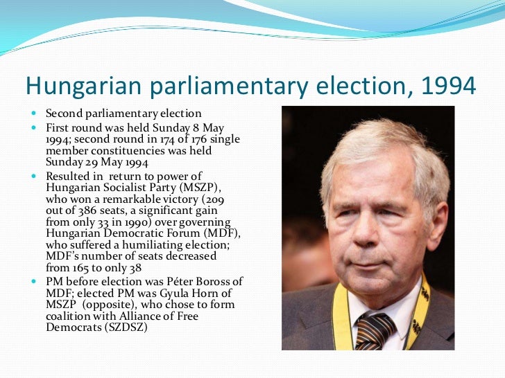 Hungarian parliamentary elections of 1994, 1998, 2002, 2006, and 2010